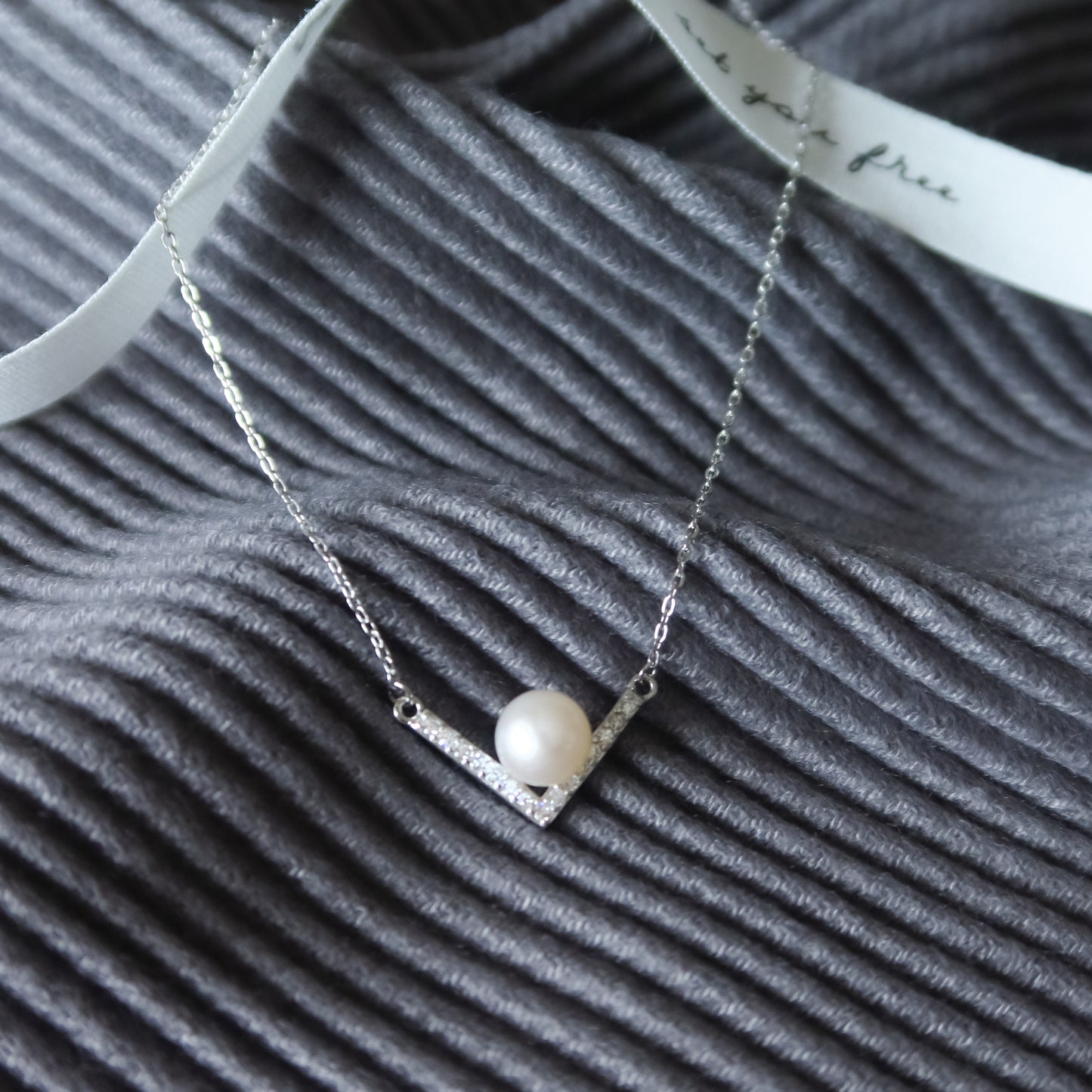 French Style Love Akoya Pearl Necklace