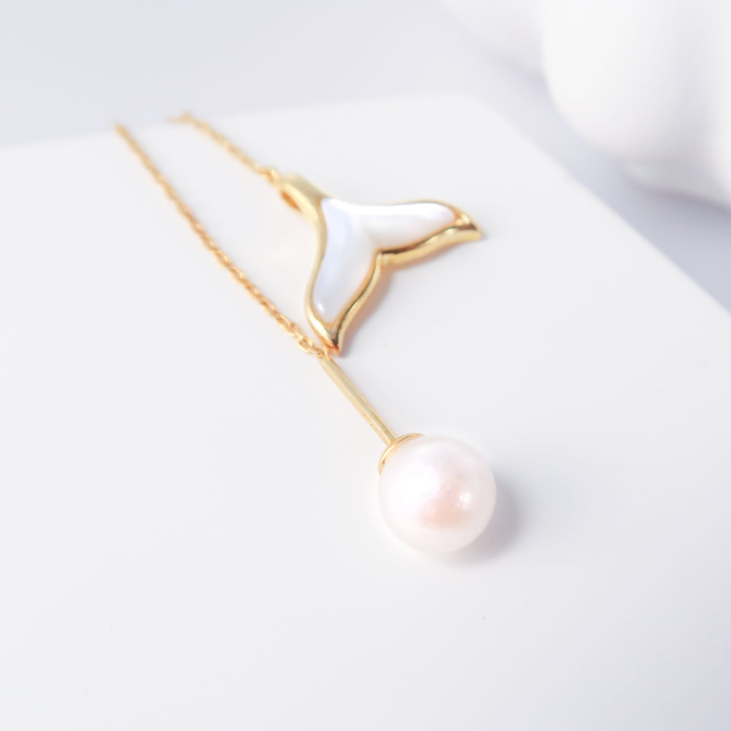 Mermaid Akoya Pearl Drop Earrings